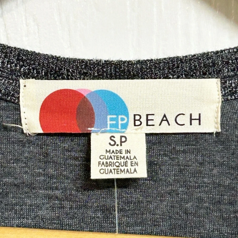 Free People Beach Bicoastal Duster Cardigan in Heather Charcoal Small S NWT